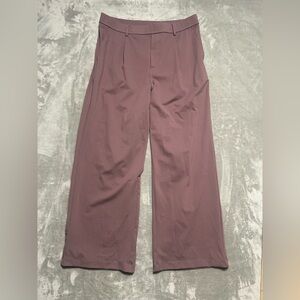 Halara Flex Daystretch High Waist Straight Leg Pants Women’s XL Purple Office
